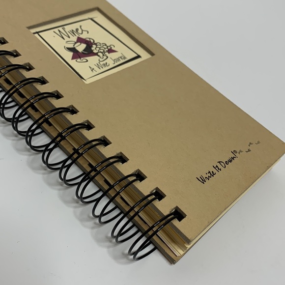 Journal | Wines A Wine Journal | Recycled Paper Spiral Book Tracking Your Likes! - Picture 9 of 9